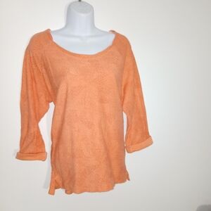 Columbia Women's Vibrant Orange Long Sleeve Tee